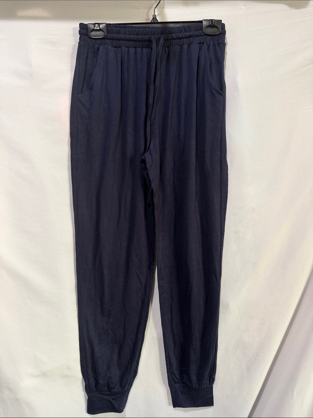 Women's Navy Drawstring Jogger Pants